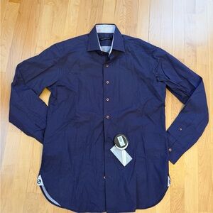 Brand New  Navy Blue Men's Dress Shirt